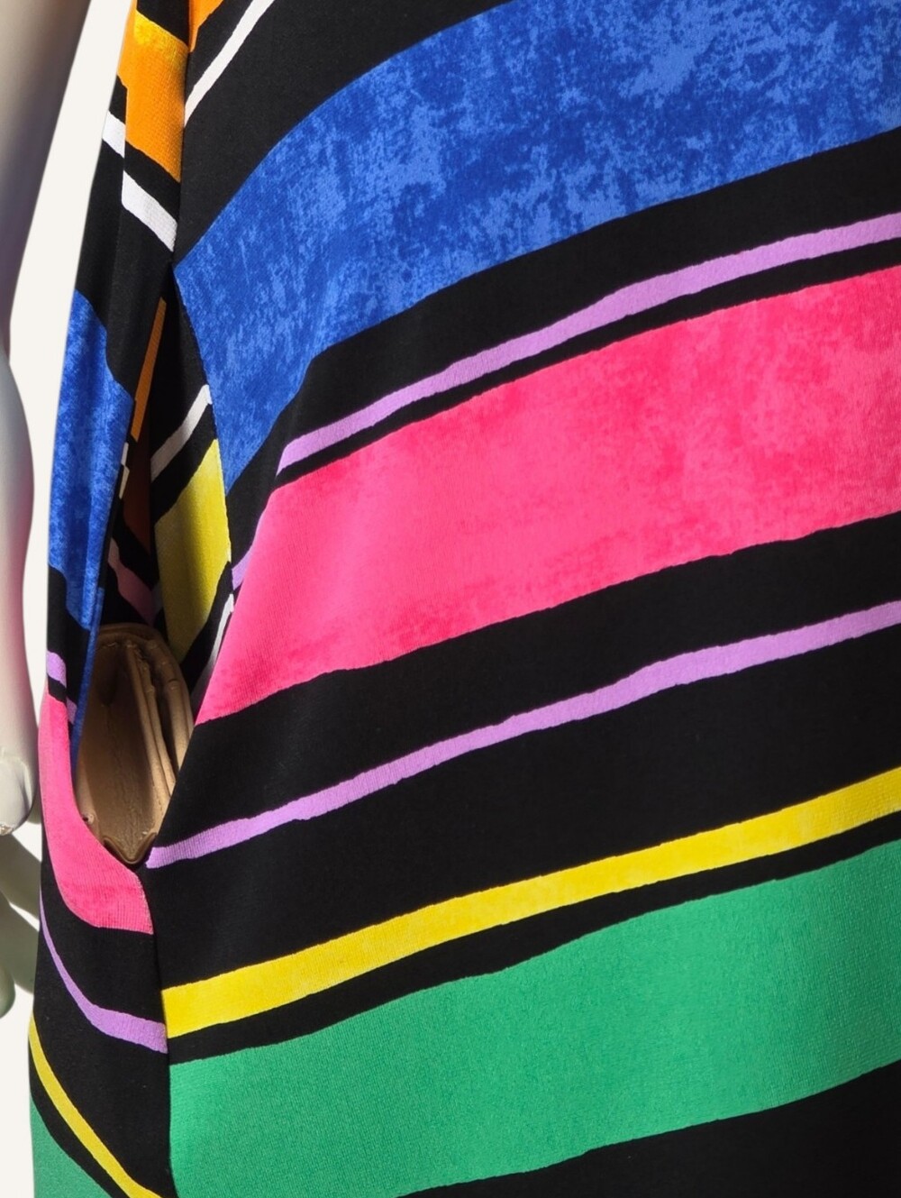 NWT Joseph Ribkoff Size 22 Multicolor Stripe Trapeze Dress Pockets Canada - Picture 6 of 12